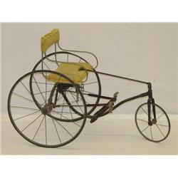 LATE 19TH CENT. VICTORIAN 3 WHEELED VEL