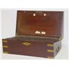 Image 1 : 19TH CENT. ENGLISH MAHOGANY BRASS BOUND