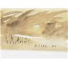 Image 2 : WATERCOLOR ESSEX 1946 BOATYARD SIGNED L