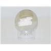 Image 1 : 2" SULFIDE MARBLE W/ RABBIT - SCRATCHES
