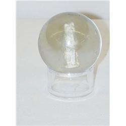 2 1/8" SULFIDE MARBLE W/ STANDING BEAR 