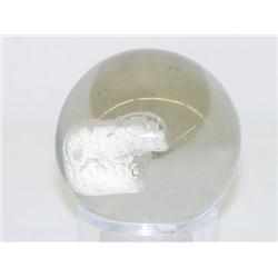 2" SULFIDE MARBLE W/ HIPPO OR RHINO - S