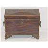 Image 1 : REGENCY ROSEWOOD TEA CADDY W/ METAL BAI