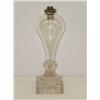 Image 1 : 9 1/2" CLEAR SANDWICH FLUID LAMP W/ LIG