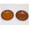Image 1 : (2) RARE REDWARE TART DISHES: (1) 3 3/4