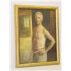 Image 1 : OIL ON BOARD SELF PORTRAIT OF ARTIST LA