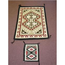 (2) SERAPE DESIGN NAVAJO WEAVINGS: LARG