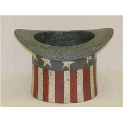 19TH CENT. 7 1/4" CAST IRON PAINTED PAT