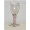 Image 1 : 5" EARLY AIRTWIST WINE W/ WHITE & CRAN