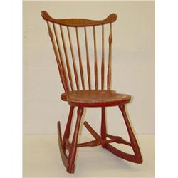 FAN BACK WINDSOR CHAIR W/ 7 SPINDLES, S