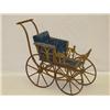 Image 1 : VICTORIAN WICKER DOLL STROLLER W/ BENTW