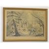 Image 1 : FRAMED N. CURRIER LITHO "LANDING OF THE