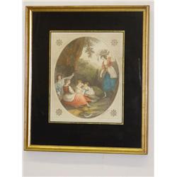 EARLY 20TH CENT. COLORED LITHO TITLED "