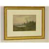 Image 1 : WATERCOLOR PAINTING TITLED "EVENING ON 