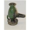 Image 1 : EARLY GREEN LEAD GLAZED PEDESTALED PERS