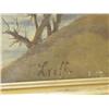 Image 2 : OIL ON CANVAS OF LAKE LANDSCAPE TITLED 