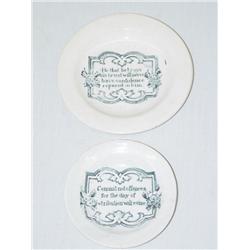 (2) STAFFORDSHIRE BLACK TRANSFER CHILRE