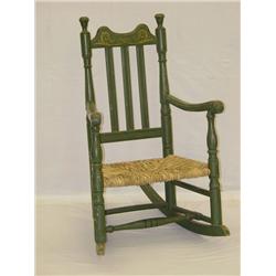 NEW ENGLAND PAINT DECORATED BANISTER BA
