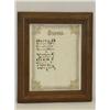 Image 2 : (2) 19TH CENT. FRAMED FAMILY RECORDS ON