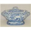 Image 1 : 19TH CENT. BLUE TRANSFER STAFFORDSHIRE 