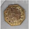 Image 1 : CALIFORNIA TERRITORIAL CAL GOLD 1/2 TOKEN UNLISTED