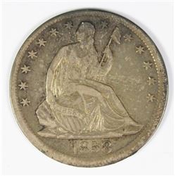 RARE OFF CENTER 1858-O SEATED HALF