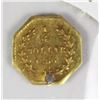 Image 2 : 1856 CALIFORNIAL TERRITORIAL .25 GOLD RARE DIE