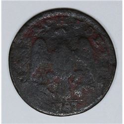 VERY RARE MASS HALF CENT 1787 HI R6