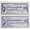 Image 1 : 1960'S AMERICAN EXPRESS SPECIMEN PROOF