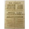 Image 2 : ORIGINAL POSTER 1859 PUBLIC AUCTION NH