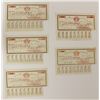 Image 1 : (5) 1861 $10 CONFEDERATE CIVIL WAR BONDS