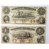 Image 4 : SET OF 4 WESTERN EXCHANGE