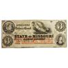 Image 1 : 1860'S $3 STATE OF MISSOURI