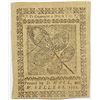 Image 2 : 1772 PENNSYLVANIA 18 PENCE NOTE