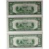 Image 2 : (3) 1934-C $20 FEDERAL RESERVE NOTES