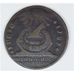 1787 FUGIO CENT K-16N LOW R5