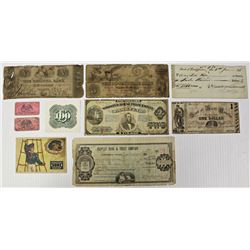 A DIVERSE PAPER LOT WE WILL DESCRIBE AS 1795-1910