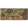 Image 1 : RARE THE EXCHANGE BANK $1 1860