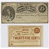 Image 1 : 2 SCARCE SCRIP BOTH 25 CENTS