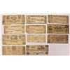 Image 1 : 11 PIECE OBSOLETE CURRENCY LOT
