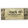 Image 1 : 1858 $2 UNION BANKD BRUNSWICK, MAINE