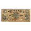 Image 1 : 1857 $5 THE LEE BANK