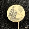 Image 2 : Tomorrow to Equality Marine Ivory Scrimshaw Stick Pin