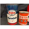 Image 2 : A Spot Oil Oil Additive Tin Plus 2 Esso Marvelube Heavy Duty Motor Oil 1 Quart Tins