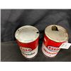Image 2 : 2 Esso 1 Quart Tins 1 Mineral Lube, and 1 Marvelube