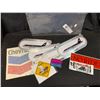 Image 2 : A Miscellaneous Lot of Stickers Chevron Gas Pump, US Airways Etc