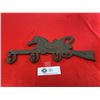 Image 2 : A Cast Iron Hook 12.5 : w x 6" h Horse and Cowboy Hat