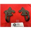 Image 2 : A Couple of Cast Iron Coat Hooks. Fluer De Lis