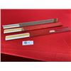 Image 1 : 3 Vintage Rulers in Original Sleeves
