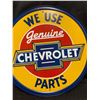 Image 2 : 12" Diameter Chevrolet Tin Sign